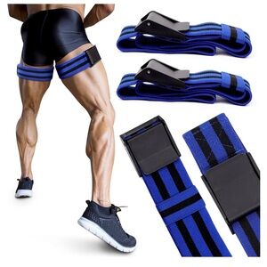 Adjustable exercise bands for blood flow restriction for men or women